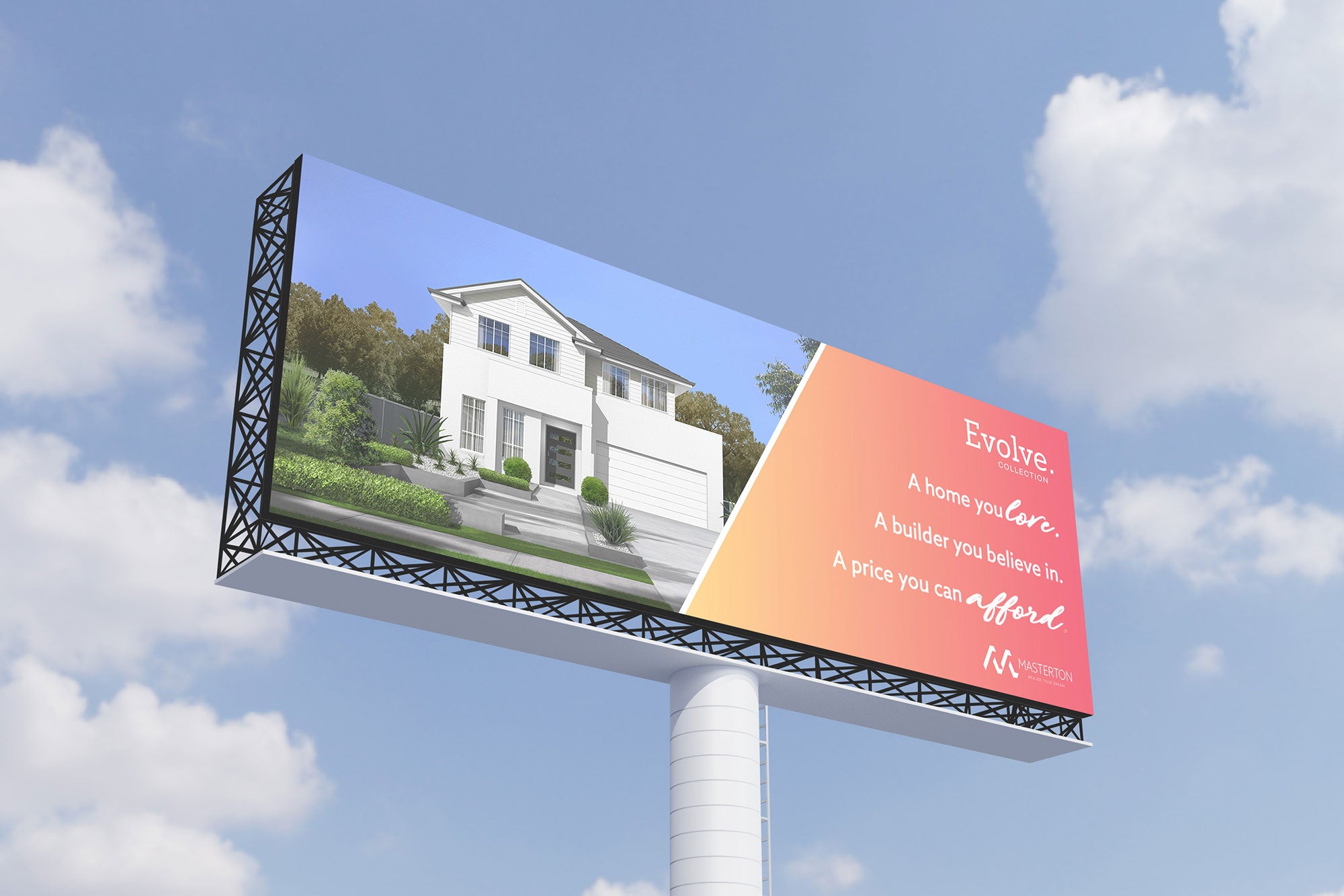 Evolve Collection outdoor billboard mockup